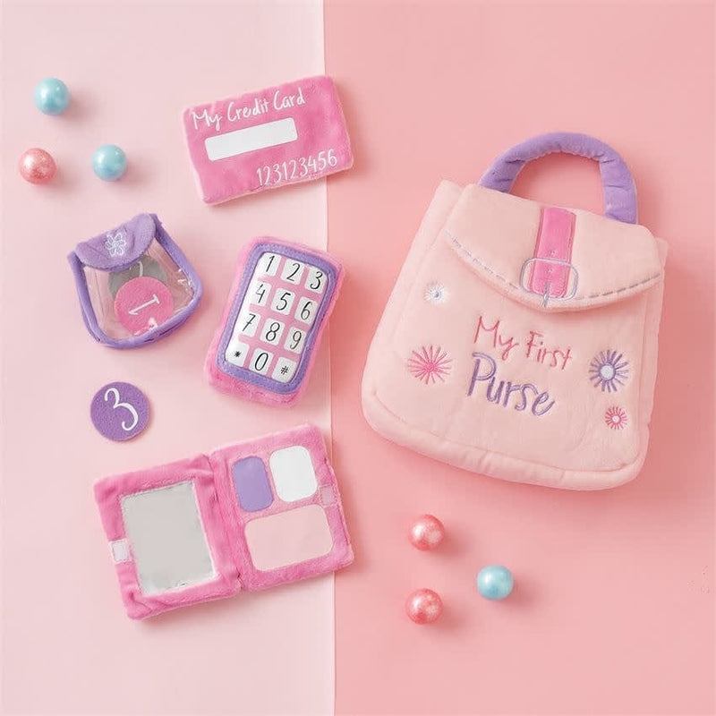 Mud Pie Baby My First Purse Plush Set