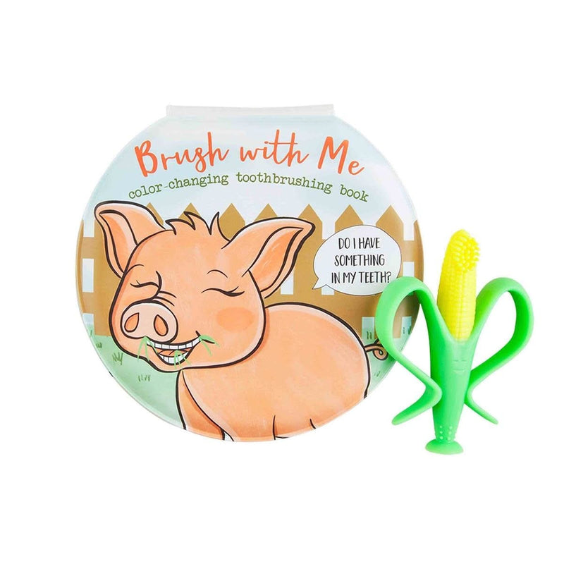 Mud Pie Baby PIG TOOTHBRUSH BOOK