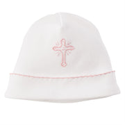 Mud Pie Baby Pink Cross Cap