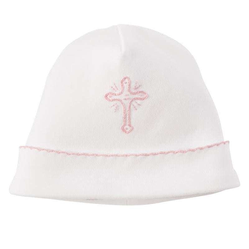 Mud Pie Baby Pink Cross Cap