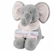 Mud Pie Baby PINK ELEPHANT GIFT SET
