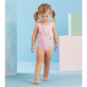 Mud Pie Baby PINK UNICORN SWIMSUIT