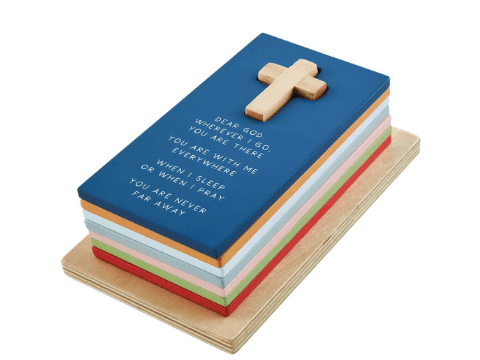Mud Pie Baby Prayer Puzzle Stacker