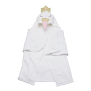 Mud Pie Baby Swan Hooded Towel