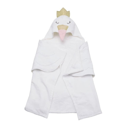Mud Pie Baby Swan Hooded Towel