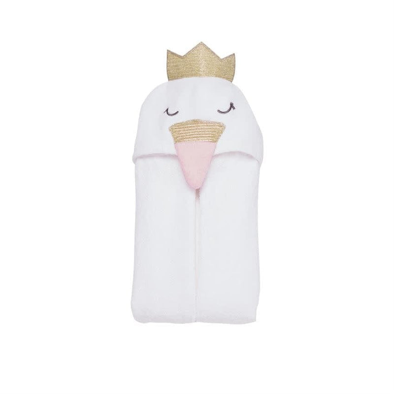 Mud Pie Baby Swan Hooded Towel