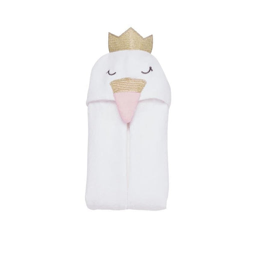 Mud Pie Baby Swan Hooded Towel