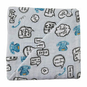 Mud Pie Baby TELEPHONE SWADDLE AND RATTLE