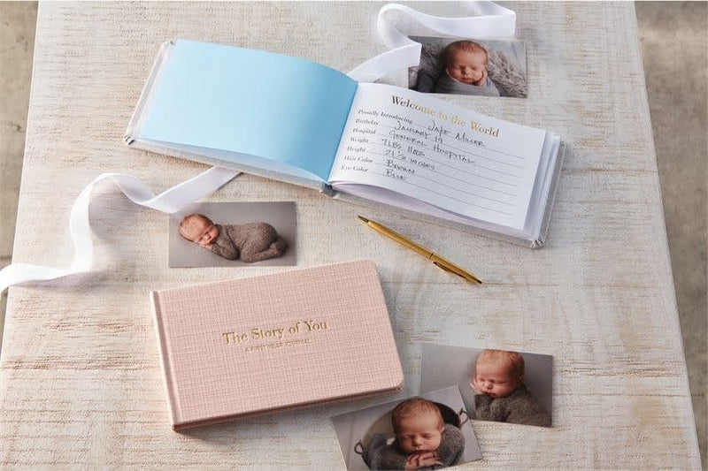 Mud Pie Baby THE STORY OF YOU BOOK - PINK