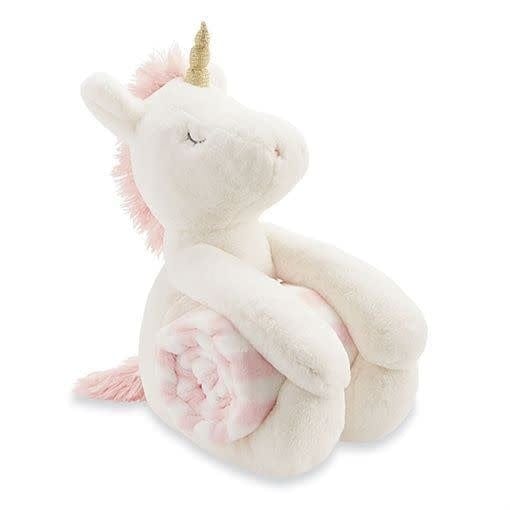Mud Pie Baby UNICORN PLUSH WITH BLANKET