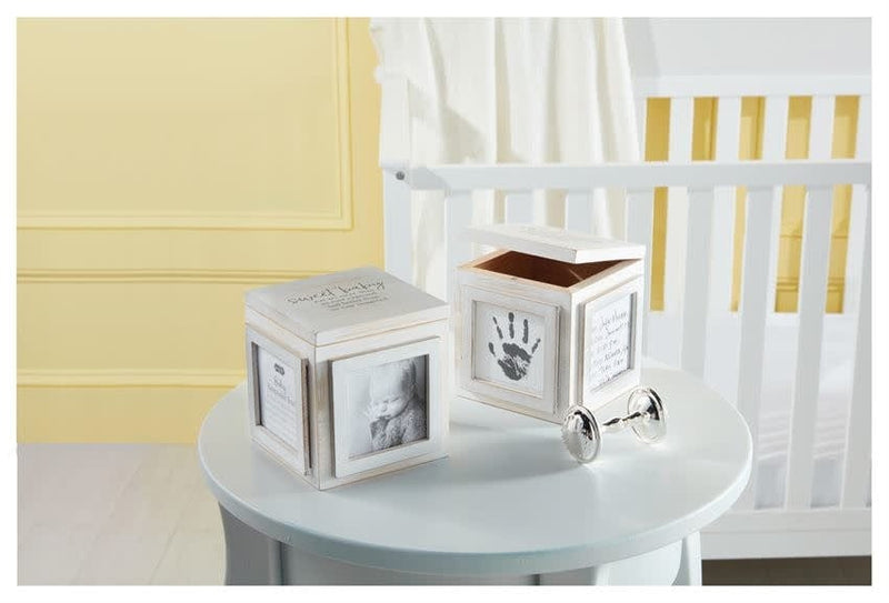 Mud Pie Baby WOODEN PHOTO KEEPSAKE BOX