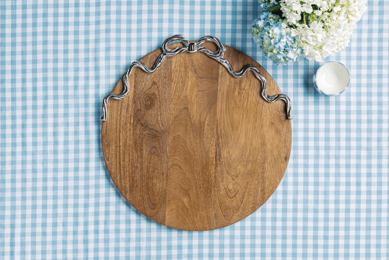 Mud Pie Bread Board Mud Pie Bow Wood Board