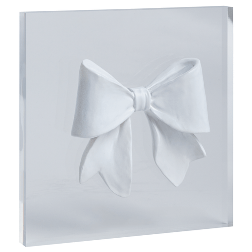 Mud Pie Decor Mud Pie Chunky Bow Intaglio Plaque