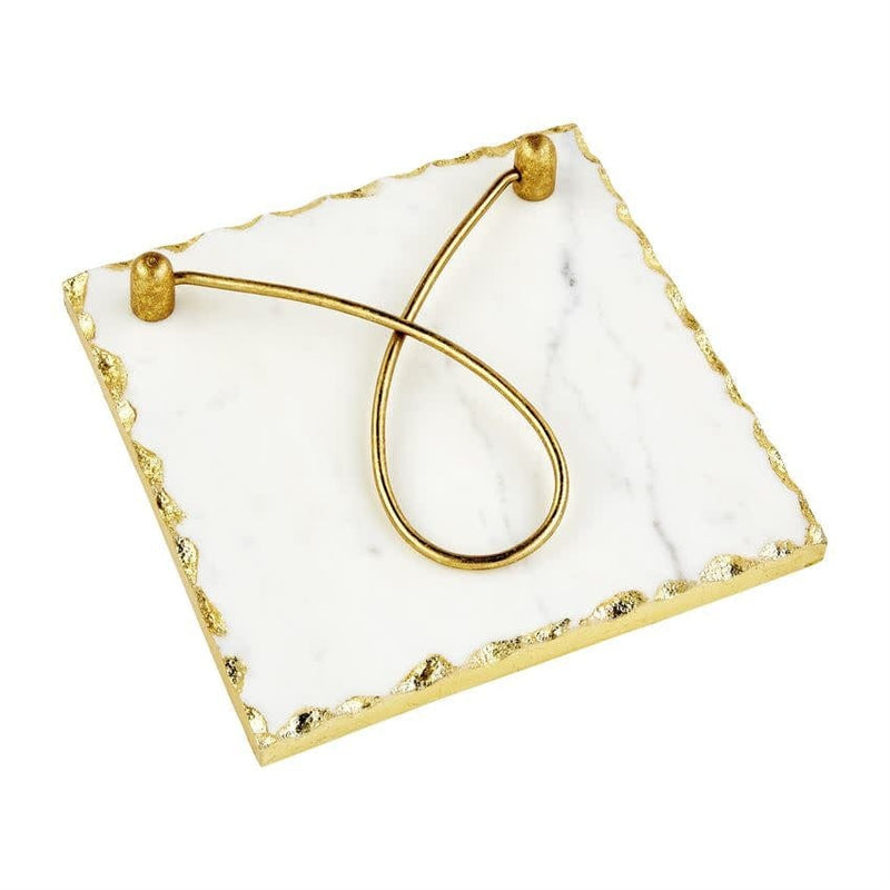 Mud Pie Gold Edge Napkin Holder