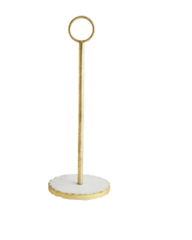 Mud Pie Gold Edge Paper Towel Holder