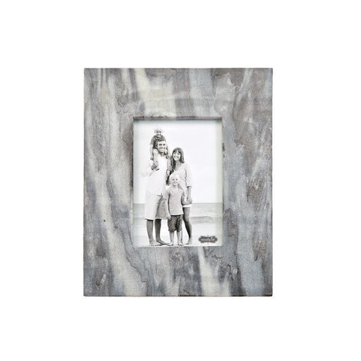 Mud Pie Large Gray Marble Raw Edge Frame