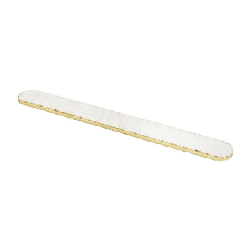 Mud Pie Long Gold Marble Board