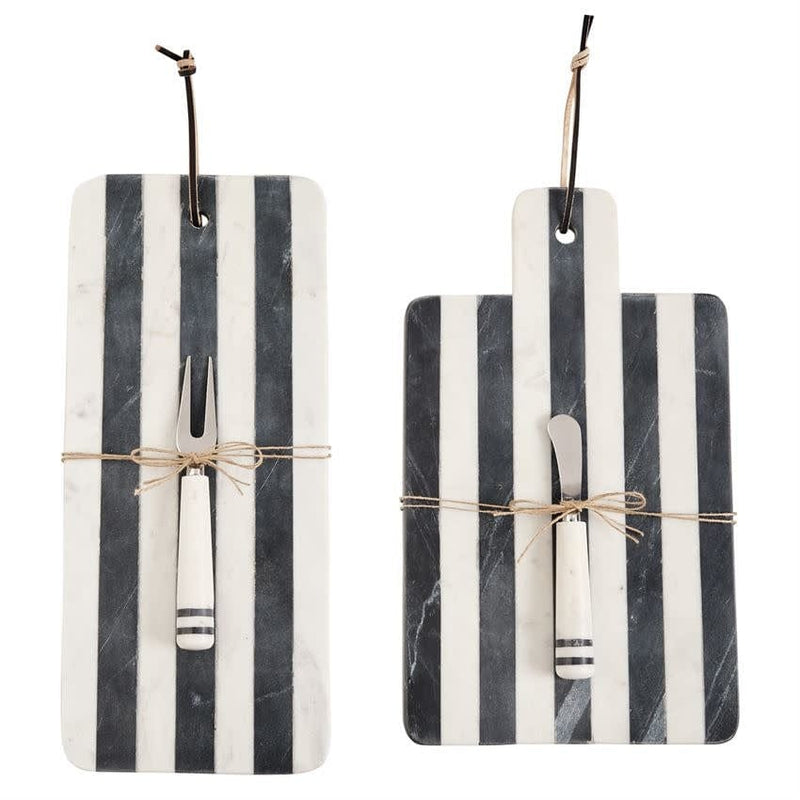 Mud Pie Long Stripe Marble Board