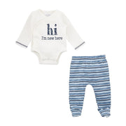 Mud Pie NEW HERE 2PC SET