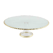 Mud Pie Serving Stands Glass With Gold Cake Stand