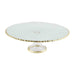 Mud Pie Serving Stands Glass With Gold Cake Stand