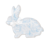 Mud Pie spring Mud Pie Horizontal Toile Acrylic Bunny Sitter Final Sale