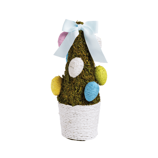 Mud Pie Spring Mud Pie Small Moss Easter Egg Tree