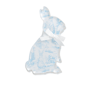 Mud Pie spring Mud Pie Tall Toile Acrylic Bunny Sitter Final Sale