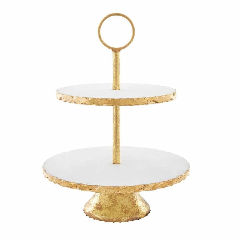 Mud Pie Tiered Marble Server