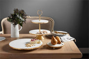 Mud Pie Tiered Marble Server