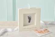 Mud Pie Vases WHITE HAND AND FOOT PRINT