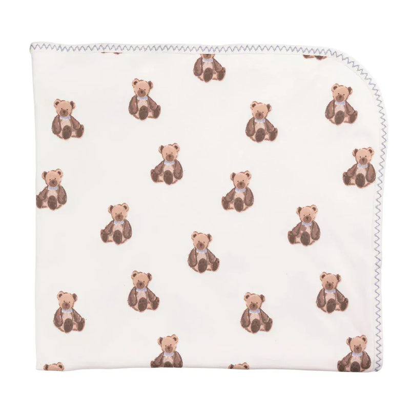 MudPie Baby Boy Bear Arrival Blanket