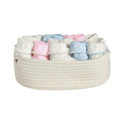 MudPie baby Cross Foldover Socks