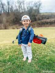 MudPie Baby Golf Toddler Quarter Zip - 2T-3T
