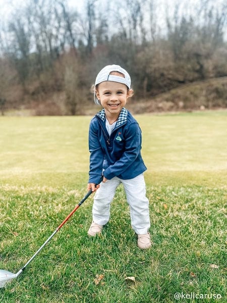 MudPie Baby Golf Toddler Quarter Zip - 2T-3T