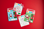 MudPie Baby Green Christmas Watercolor Book Set