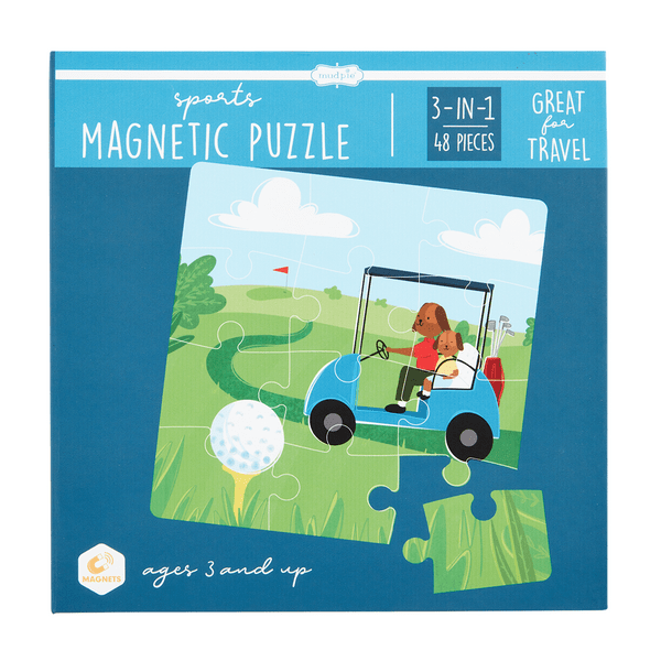 MudPie Baby Sports Magnetic Puzzle Set