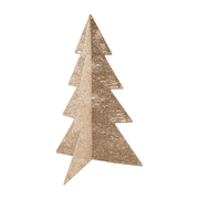 MudPie Christmas Gold Light up Glitter Tree
