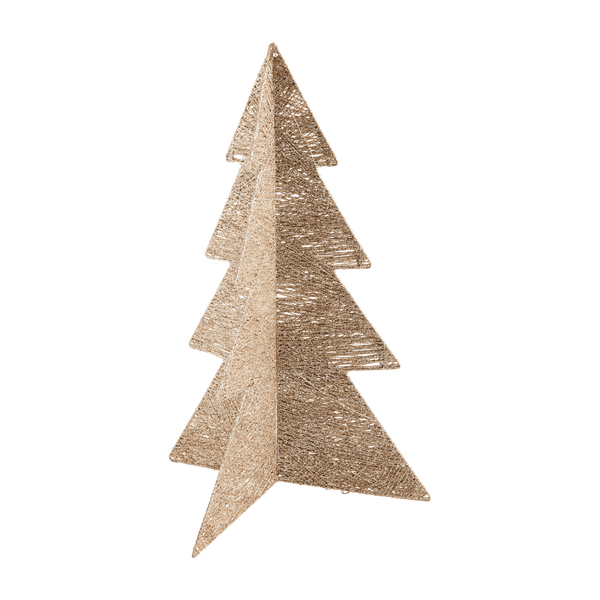 MudPie Christmas Gold Light up Glitter Tree