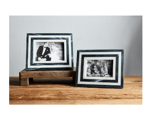 MudPie Frame Large Duo Marble Frame