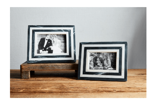 MudPie Frame Small Duo Marble Frame