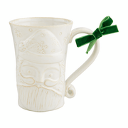 MudPie Mug White Santa Mug