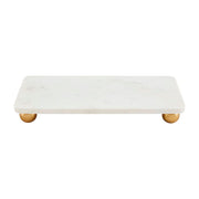 MudPie Platter Gold Footed Marble Board