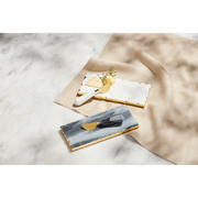 MudPie Platter White Marble Everything Plate