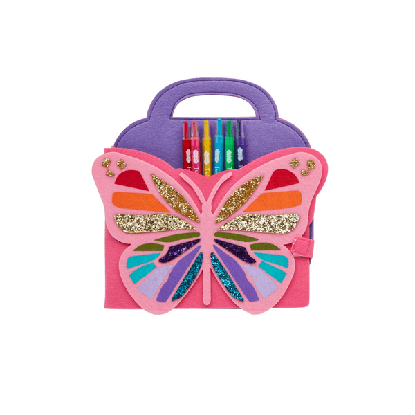 MudPie Unclassified Butterfly Art Folio Set