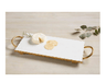 MudPie Unclassified Gold & Marble Board with Handles