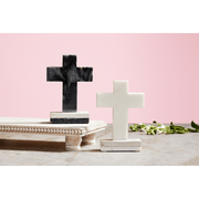 MudPie Unclassified Gray Marble Wood Cross