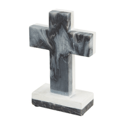 MudPie Unclassified Gray Marble Wood Cross