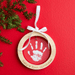 MudPie Unclassified Keepsake handprint ornament