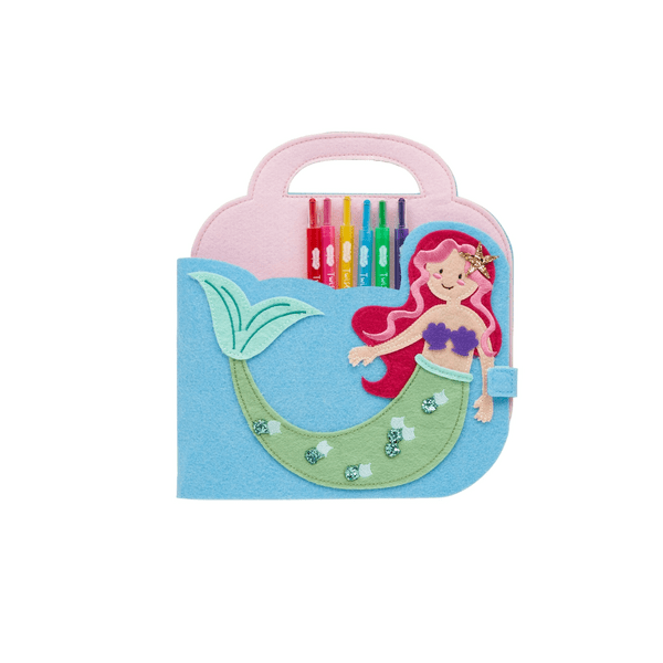 MudPie Unclassified Mermaid Art Folio Set